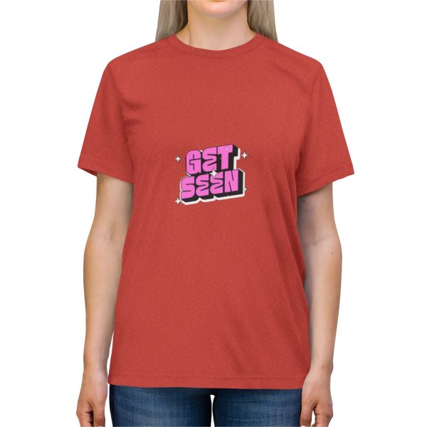 Get Seen Unisex Triblend Tee | Casual Cool, Streetwear Style, Gift for Friends, Everyday Wear, Graphic T-Shirt - Image 11